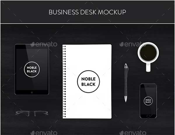 Business Desk Mockup