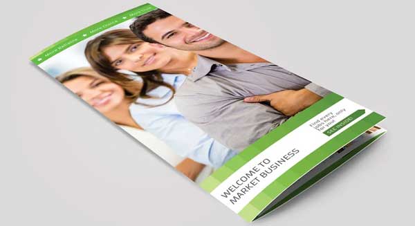 Business Marketing Plan Trifold Brochure Templates