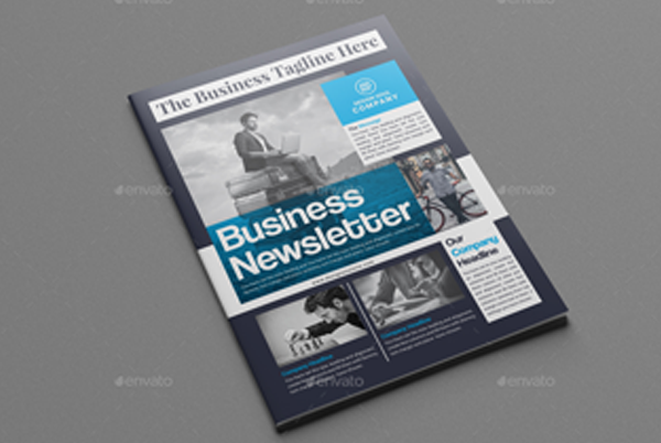 Business Newsletter InDesign Template