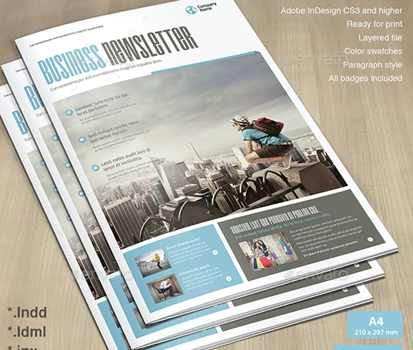 Business Newsletter Modern Template