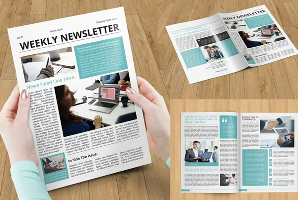 Business Newsletter Ms Word And Indesign Template