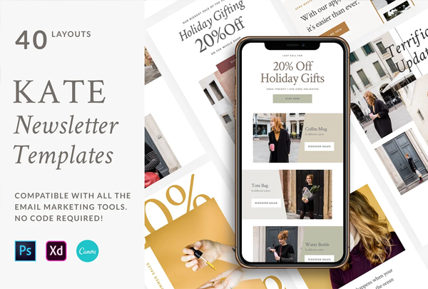 Business Newsletter Template For Photoshop