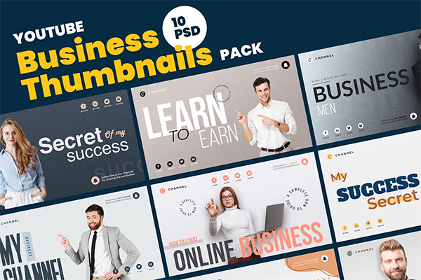 Business Youtube Thumbnail Kit