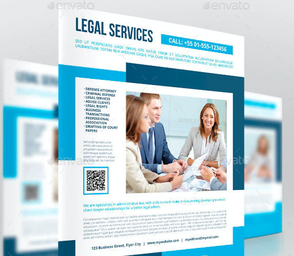 Business Promotion and Legal Services Flyers
