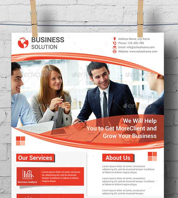 Business Solution Flyer Template