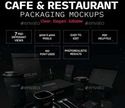 Cafe and Restaurant Packaging Designs