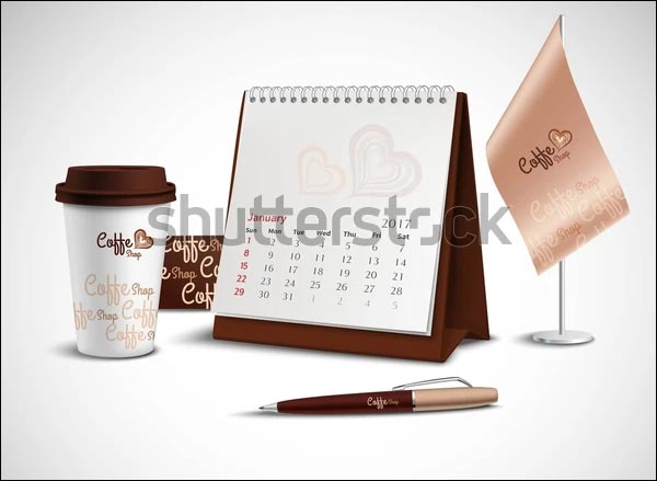 Calendar Vector Mockup Set