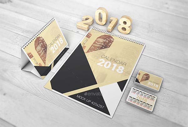 Calendars Set Mock-Up