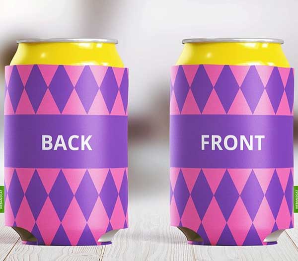 Can Koozie Mockup Templates