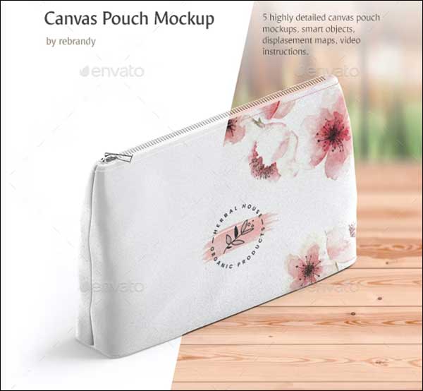 Canvas Pouch Mockup