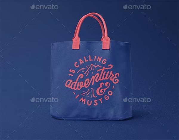 Canvas Tote PSD Bag Mockup