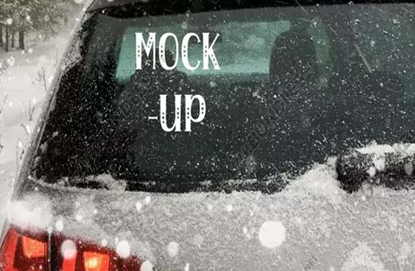 Car Decal Mockup Download