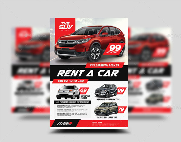 Car Rental Promotional Flyer