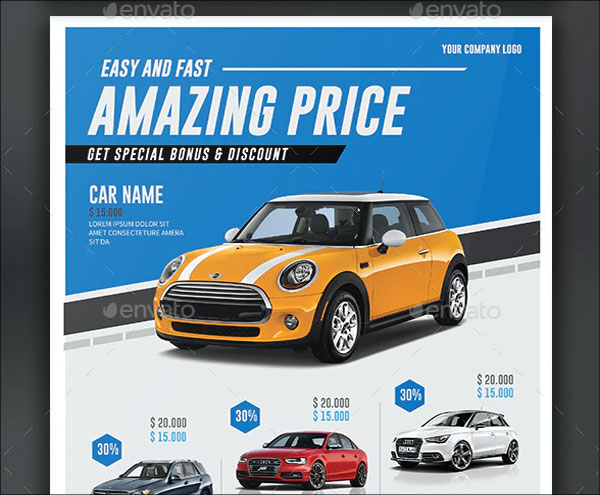 Car Sale Show Marketing Flyer