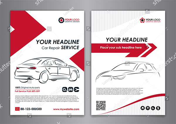 Car Service Business Layout Templates