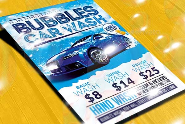 Car Wash Flyer Template Free Download
