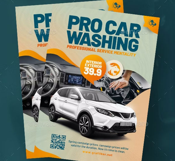 Car Wash Flyer Templates