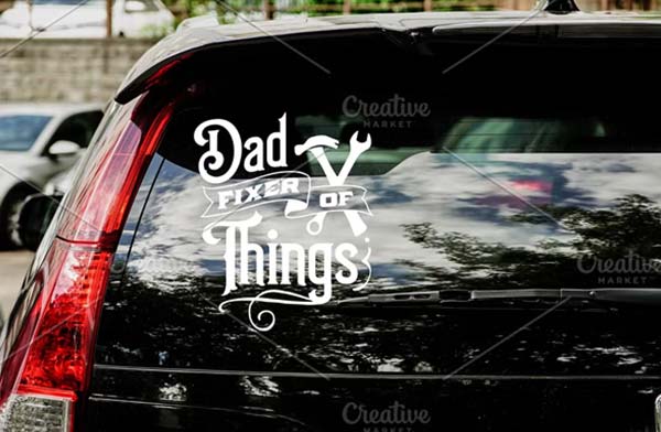 Car Window Mockup Photoshop Download