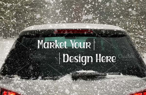 Car Window Photoshop Mockups