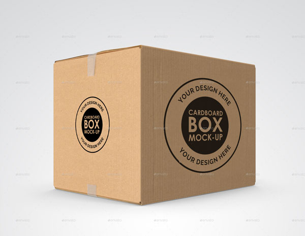 Cardboard Box / Carton Mock-up
