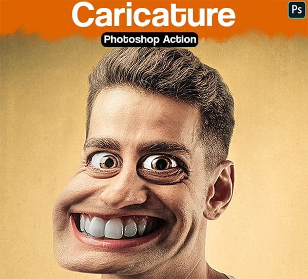Caricature Photoshop Action