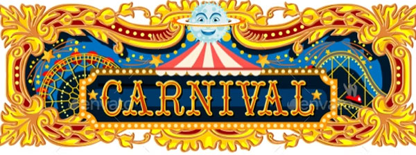 Carnival Banner Circus Template