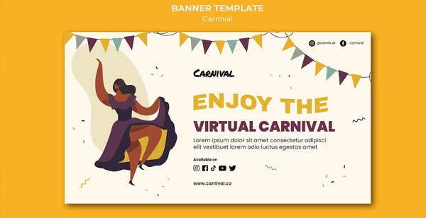 Carnival Banner Free Template