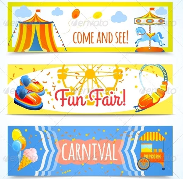 Carnival Banner Templates