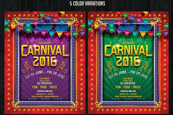 Carnival Flyer Templates