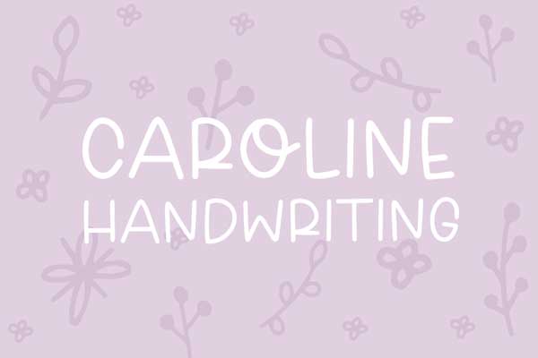 Caroline Handwriting Font