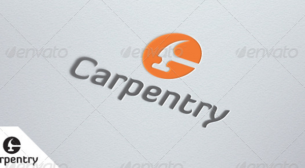 Carpentry Logo Design Template