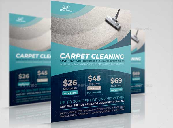 Carpet Cleaning Flyer Templates