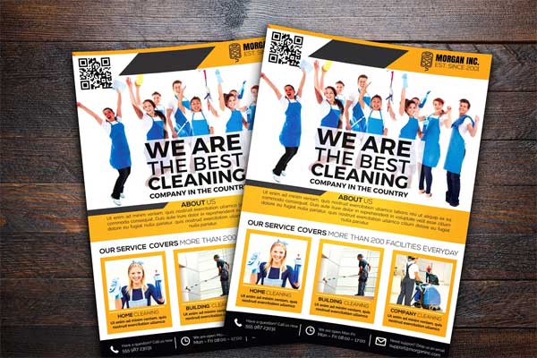 Carpet Cleaning Service Company Flyer