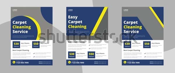 Carpet Cleaning Service Promotion Flyer