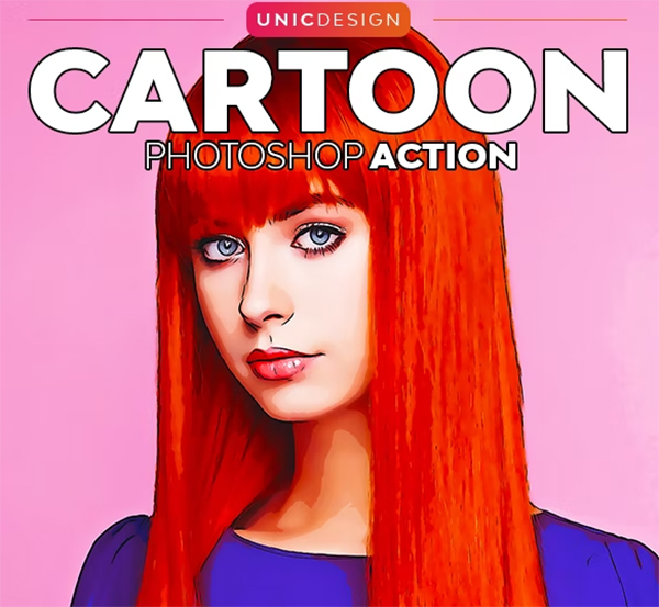 Cartoon ATN Photoshop Action