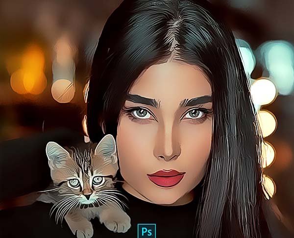 Cartoon Art Photoshop Actions