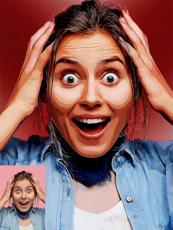 Cartoon Photoshop Action