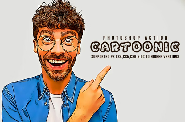 Cartoonic Photoshop Action