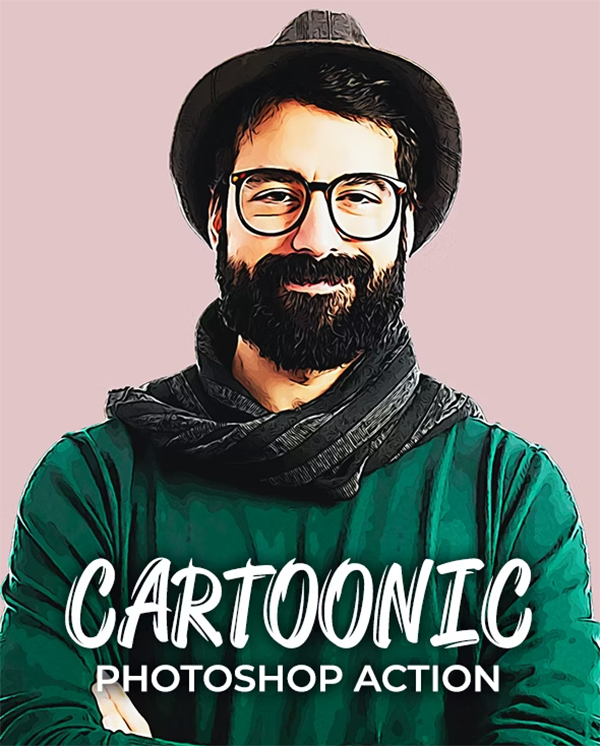 Cartoonic Smooth Photoshop Action