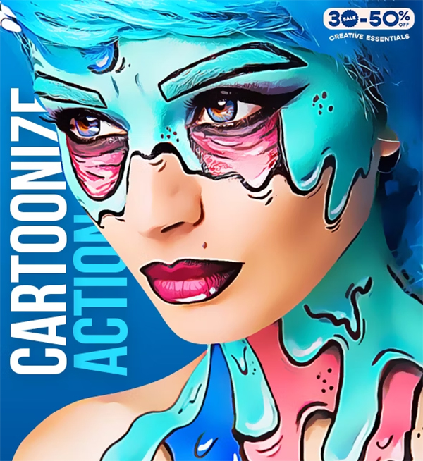 Cartoonize ATN Photoshop Action