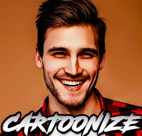Cartoonize Digital Art Photoshop Action