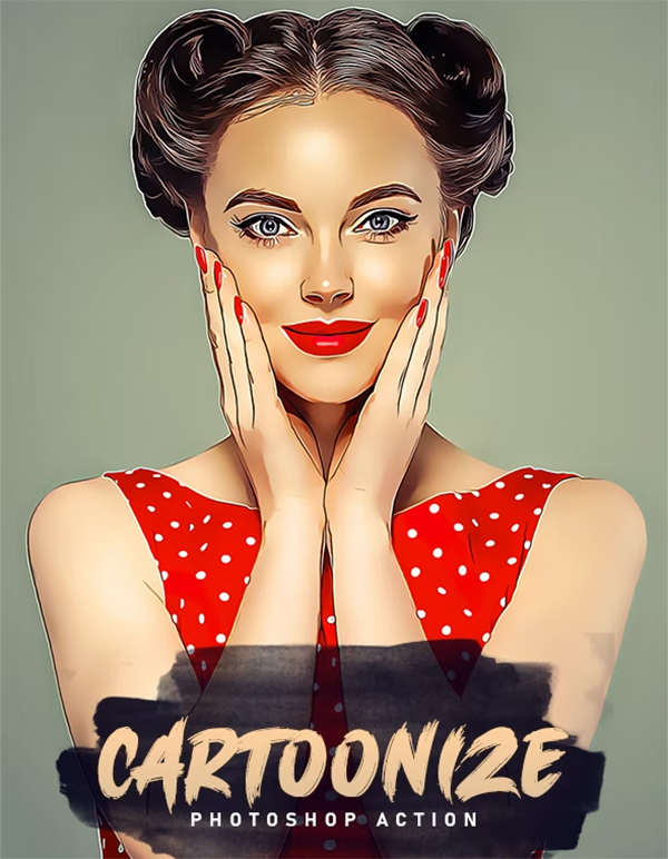 Cartoonize Photoshop ATN Action