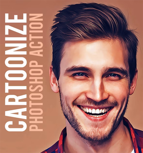 Cartoonize Photoshop Action Designs