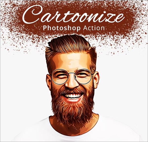 Cartoonize RAW Photoshop Action