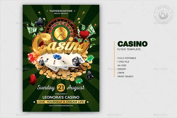 Casino Flyer Template