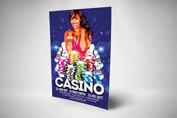 Casino Marketing Flyer Template