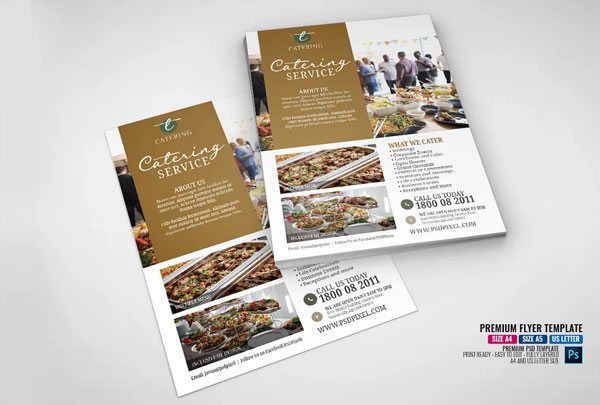 Catering Restaurant Cleaning Flyer