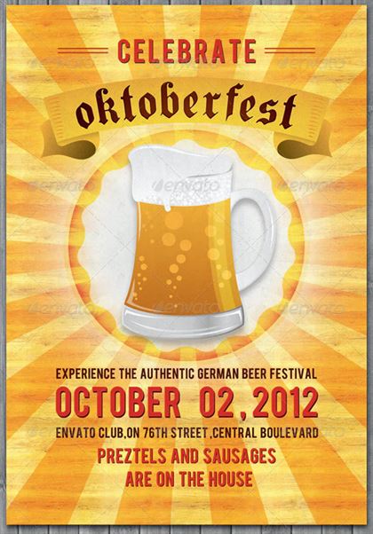 Celebrate Oktoberfest Flyer