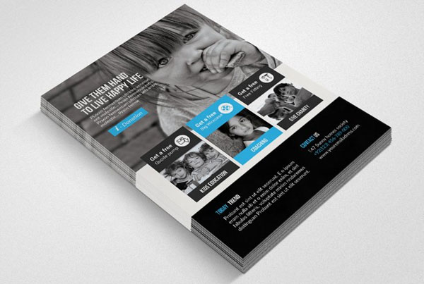 Charity Donation Event Flyer Template
