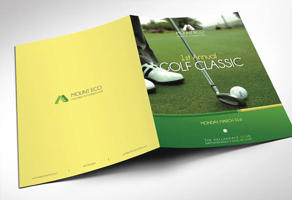 Charity Golf Tournament Brochure